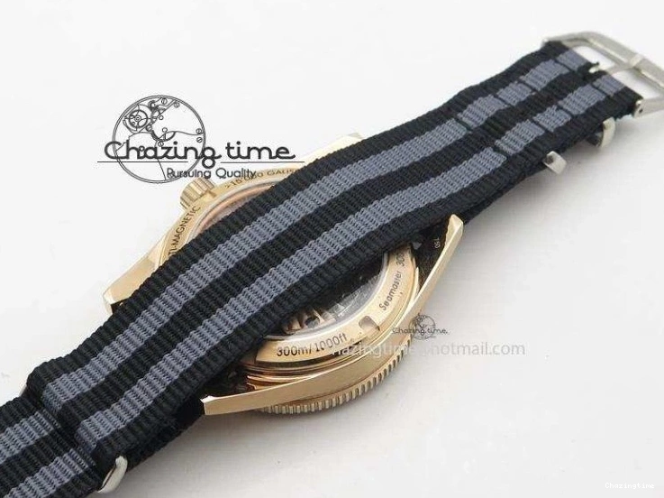 0810 Seamaster 300 Master Co-Axial Liquidmetal V6F Best Edition RG On RG Bracelet A8400 (Free Nylon Strap) Resilient 8265